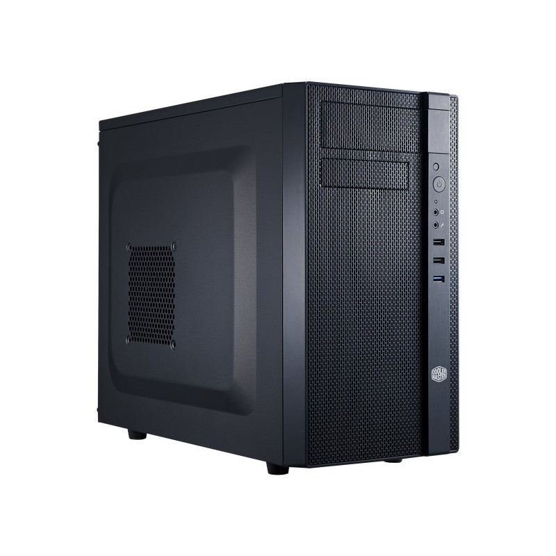 Cooler Master N200, Mini Tower, PC, Noir, micro ATX, Mini-ITX, Plastique, Acier, maisonbureau