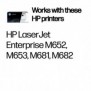 HP 655A Toner noir LaserJet authentique, 12500 pages, Noir, 1 pièce