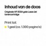 HP Cartouche de toner jaune authentique 203A pour LaserJet, 1300 pages, Jaune, 1 pièce