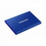 Samsung Portable SSD T7, 1 To, USB Type-C, 3.2 Gen 2 3.1 Gen 2, 1050 Mos, Protection par mot de passe, Bleu