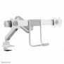 Neomounts DS75-450WH2 Support d'écran à fixer 17-32" - ressort à gaz - Topfix - arrêt 180, Collier de serrage passe-fil, 43,2 cm 17", 81,3 cm 32", 100 x 100 mm, Réglage de la hauteur, Blanc
