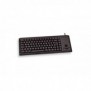 Cherry G84-4400, Taille réelle 100 %, Avec fil, USB, QWERTY, Noir