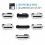 HP 711 cartouche d'encre DesignJet jaune, 29 ml, Gamme d’imprimantes HP DesignJet T100, T120, T125, T130, T520, T525, T530, A jet d'encre thermique, Jaune, CZ132A, Singapour, Malaisie, 114 mm