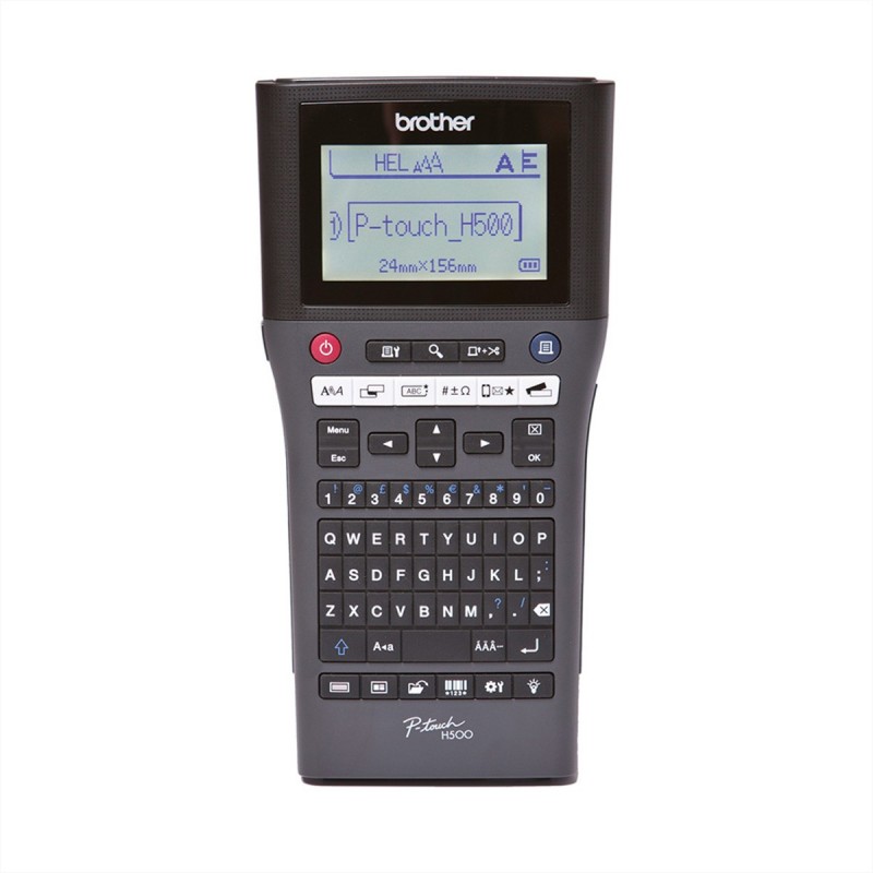 Brother PT-H500 étiqueteuse professionnelle - QWERTY - TZe - 180 x 180 DPI - 30 mmsec - Avec fil - Noir