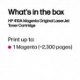 HP 410A toner LaserJet magenta authentique, 2300 pages, Magenta, 1 pièce