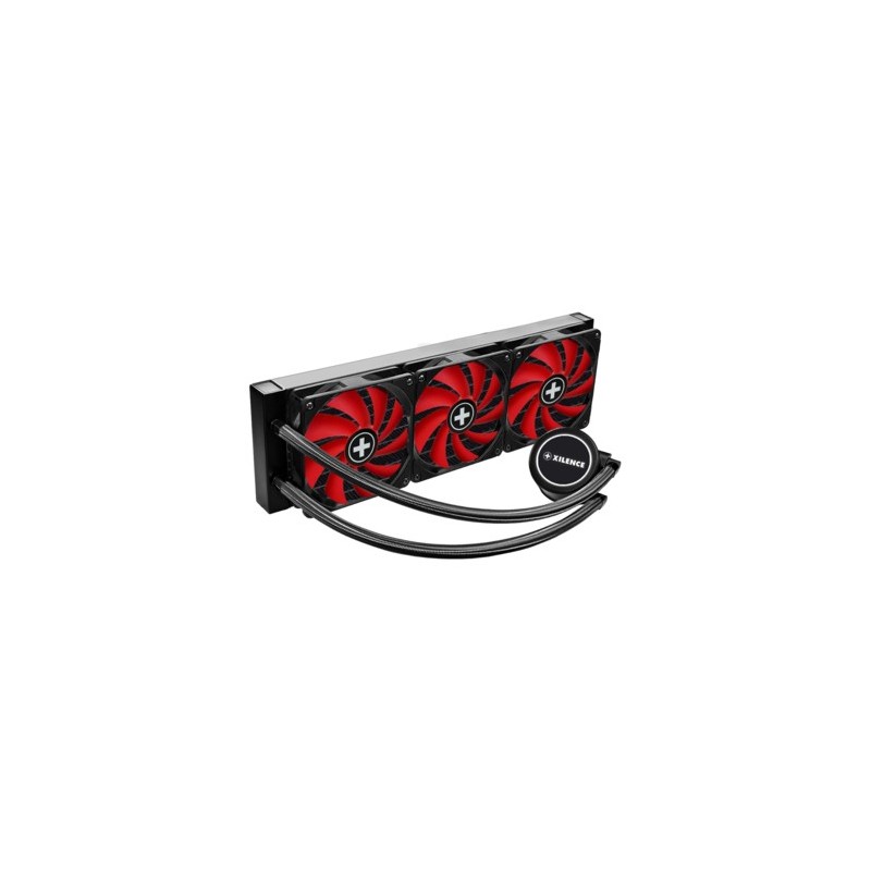 Xilence Performance A+ XC978, Refroidisseur de liquide tout-en-un, 12 cm, Noir, Rouge