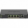Netgear 5-Port Gigabit Ethernet High-Power PoE+ Plus Switch , Géré, L2L3, Gigabit Ethernet 101001000, Full duplex, Connexion Ethernet, supportant l'alimentation via ce port