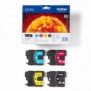 Brother LC980VALBP - Pack de cartouches d'encre originales, Noir, Cyan, Magenta, Jaune, 4 pièce, 300 pages, 260 pages, Multi pack