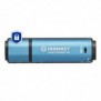 Kingston IronKey 32Go Vault Privacy 50 chiffrée AES-256, FIPS 197, 32 Go, USB Type-A, 3.2 Gen 1 3.1 Gen 1, 250 Mos, Casquette, Noir, Bleu
