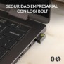 Logitech MX Anywhere 3S for Business, Droitier, Laser, RF sans fil + Bluetooth, 8000 DPI, Blanc