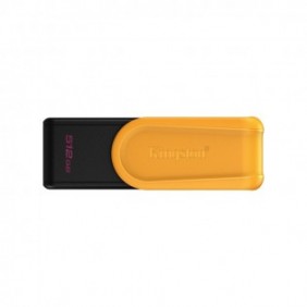Kingston DataTraveler 512GB Portable USB 3.2 Gen 1 Exodia S NoirJaune, 512 Go, USB Type-A, 3.2 Gen 1 3.1 Gen 1, Pivotant, 8,72 g, Noir, Jaune