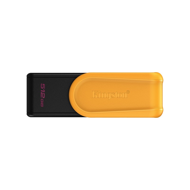 Kingston DataTraveler 512GB Portable USB 3.2 Gen 1 Exodia S NoirJaune, 512 Go, USB Type-A, 3.2 Gen 1 3.1 Gen 1, Pivotant, 8,72 g, Noir, Jaune