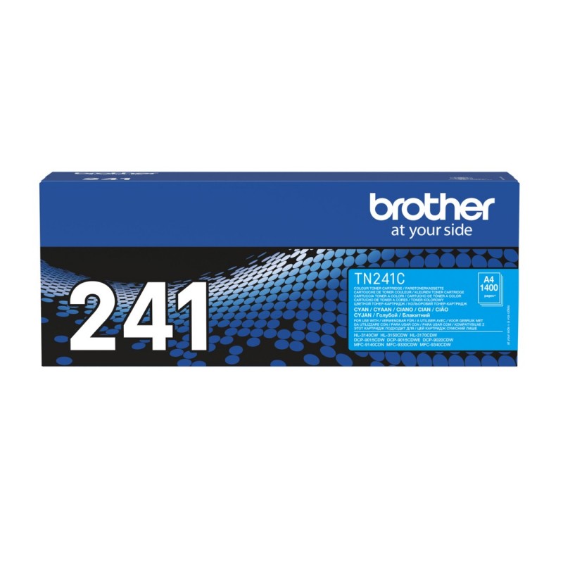 Brother TN-241C - Cartouche de toner originale – Cyan, 1400 pages, Cyan, 1 pièce