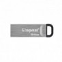 Kingston DataTraveler Clé USB Kyson 64 Go, 64 Go, USB Type-A, 3.2 Gen 1 3.1 Gen 1, 200 Mos, Sans capuchon, Argent