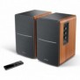 Edifier R1280Ts, 2-voies, 1.0 canaux, Avec fil, 42 W, 6 Ohm, Gris, Bois