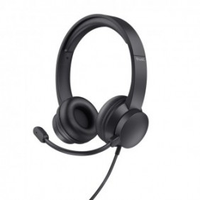 Trust Ayda, Avec fil, AppelsMusique, 20 - 20000 Hz, 155 g, Casque, Noir
