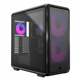 Cooler Master MasterFrame 600 Mesh, Midi Tower, PC, Noir, ATX, EATX, ITX, micro ATX, Mini-DTX, Mini-ITX, SSI CEB, Aluminium, SGCC, Verre trempé, Gaming