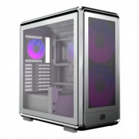 Cooler Master MasterFrame 600 Mesh, Midi Tower, PC, Argent, ATX, EATX, ITX, micro ATX, Mini-DTX, Mini-ITX, SSI CEB, Aluminium, SGCC, Verre trempé, Gaming