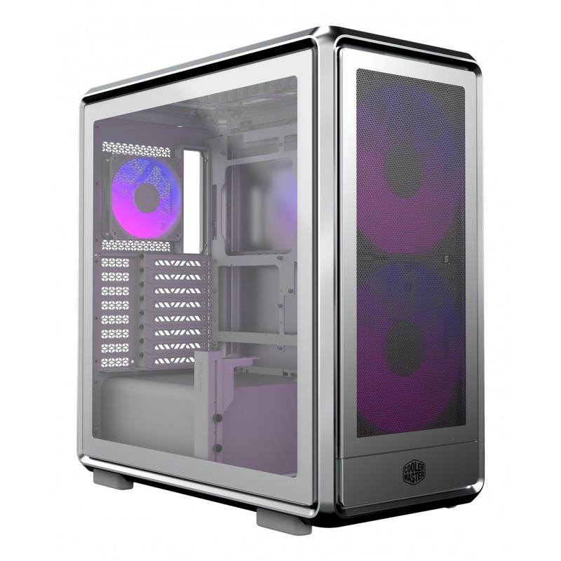 Cooler Master MasterFrame 600 Mesh, Midi Tower, PC, Argent, ATX, EATX, ITX, micro ATX, Mini-DTX, Mini-ITX, SSI CEB, Aluminium, SGCC, Verre trempé, Gaming