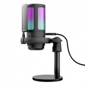 Trust GXT 238 Auron, Microphone pour podcast, 40 dB, 20 - 20000 Hz, 16 bit, 48 kHz, Rotatif