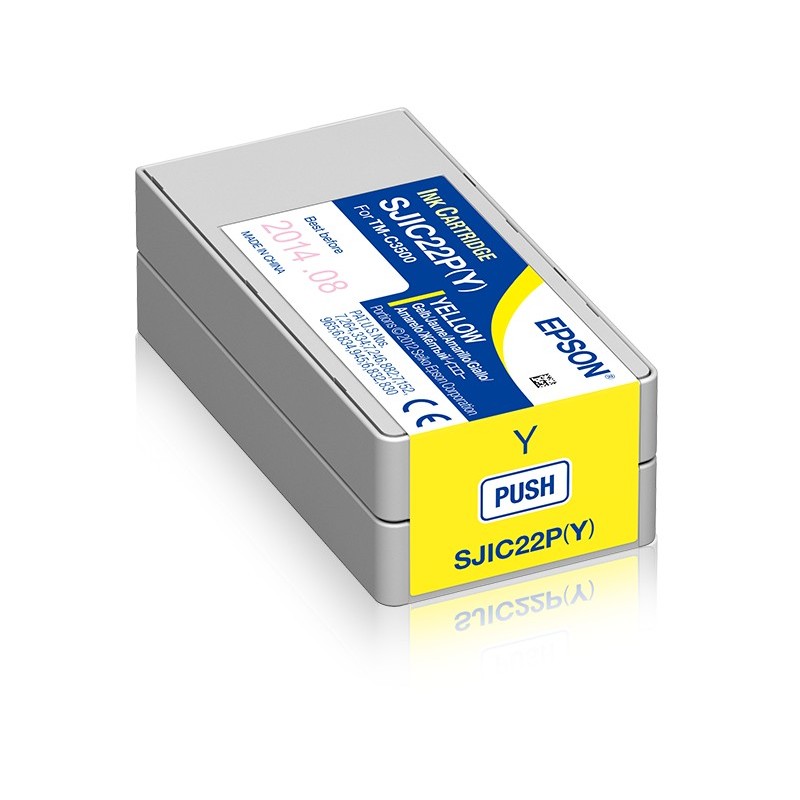 Epson SJIC22P: Ink cartridge for ColorWorks C3500 , Encre à pigments, 1 pièce