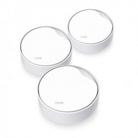 TP-LINK DECO X50-PoE3-PACK, Blanc, Interne, Système maillé, 600 m², Bi-bande 2,4 GHz 5 GHz, Wi-Fi 6 802.11ax