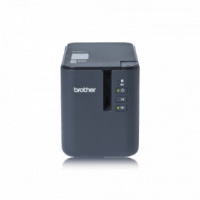 Brother PT-P900Wc Étiqueteuse professionnelle connectable réseau, HSETZe, Transfert thermique, 360 x 360 DPI, 60 mmsec, Avec fil &sans fil, Noir
