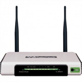 TP-LINK TL-WR841N - Wi-Fi 4 802.11n - Monobande 2,4 GHz - EthernetLAN - Noir - Blanc - Routeur