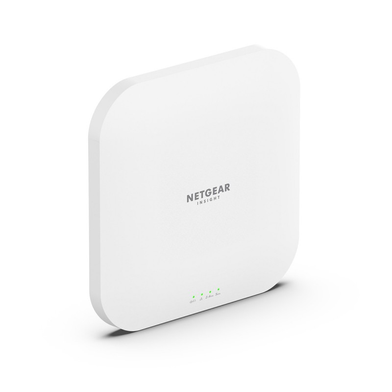 Netgear Insight Cloud Managed WiFi 6 AX3600 Dual Band Access Point , 2,4 GHz, 5 GHz, 3600 Mbits, EAP-TLS, PEAP, SSLTLS, TTLS, WPA, WPA2, WPA3, 100,1000,2500 Mbits