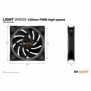 Be Quiet! Light Wings 120 mm PWM | Ventilateur PC ARGB high-speed, Ventilateur, 12 cm, 2500 trmin, 88,86 m³h, Noir