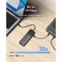 ICY BOX Spade Dock 4038, Avec fil, USB 3.2 Gen 2 3.1 Gen 2 Type-C, 100 W, 10,100,1000 Mbits, Noir, 10 Gbits