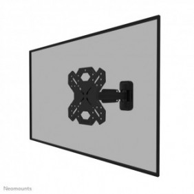 Neomounts WL40S-840BL12 Support pour écran mural 32-55" - orientable - installation rapide, 100 x 100 mm, 200 x 200 mm, -2 - 12, 0 - 30, Acier, Noir