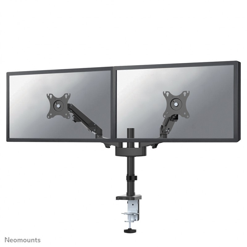 Neomounts DS70-750BL2 Support d'écran à fixer 17-27" - ressort à gaz, Collier de serrage passe-fil, 7 kg, 43,2 cm 17", 68,6 cm 27", 100 x 100 mm, Noir