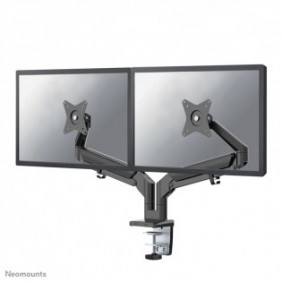 Neomounts DS70-810BL2 Support d'écran à fixer 17-32" - ressort à gaz - économie d'espace - arrêt 180, Collier de serrage passe-fil, 9 kg, 43,2 cm 17", 81,3 cm 32", 100 x 100 mm, Noir