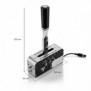 ThrustMaster 4060306, Frein à main, PC, PlayStation 4, PlayStation 5, Xbox One, Xbox One S, Xbox One X, Xbox Series S, Xbox Series X, Avec fil, USB, Noir, Argent, Métal