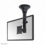 Neomounts FPMA-C025BLACK Support de plafond pour écran de 10-30" - h37-47 cm - inclinable, 75 x 75 mm, 100 x 100 mm, 0 - 180, 360, Acier, Noir