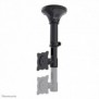 Neomounts FPMA-C025BLACK Support de plafond pour écran de 10-30" - h37-47 cm - inclinable, 75 x 75 mm, 100 x 100 mm, 0 - 180, 360, Acier, Noir