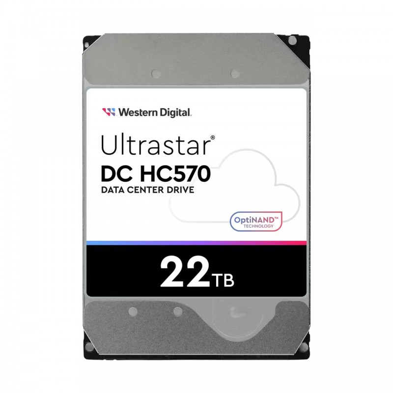 WD Ultrastar DH HC570, 22 To, 7200 trmin, 512 Mo, 3.5", SAS