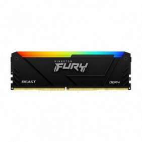 Kingston FURY Beast 8GB 3600MTs DDR4 CL17 DIMM RGB, 8 Go, 1 x 8 Go, DDR4, 288-pin DIMM