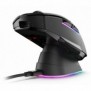 Sharkoon SGM50W, Droitier, Optique, RF Wireless + USB Type-A, 6400 DPI, Noir