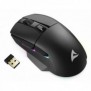 Sharkoon SGM50W, Droitier, Optique, RF Wireless + USB Type-A, 6400 DPI, Noir