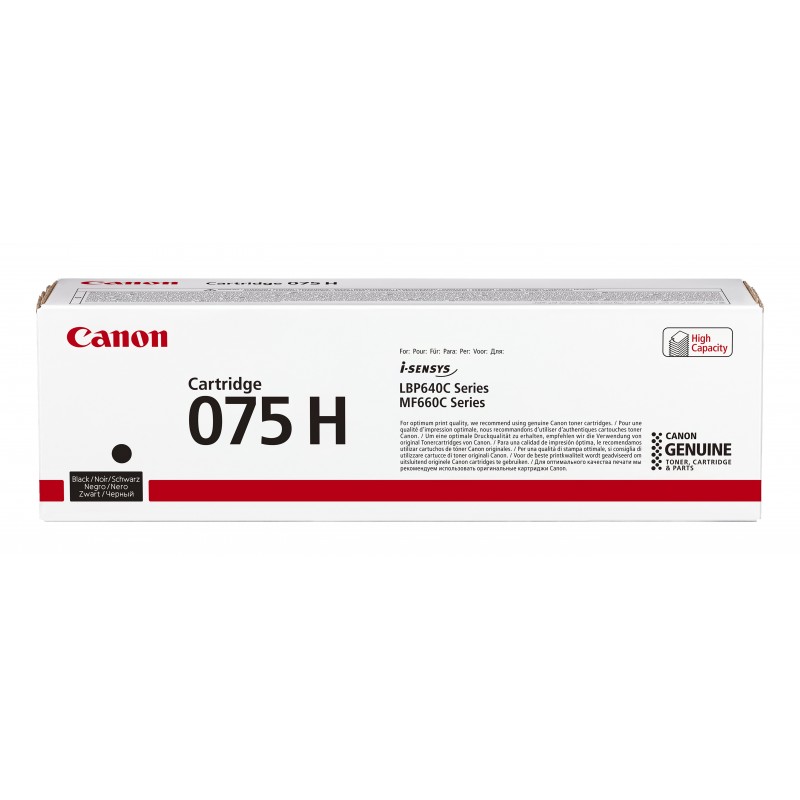 Canon 075 H, 3500 pages, Noir, 1 pièce