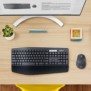 Logitech 920-008226, Taille réelle 100 %, Sans fil, RF sans fil + Bluetooth, QWERTY, Noir, Souris incluse