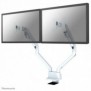 Neomounts FPMA-D750DWHITE2 Support d'écran à fixer 10-32" - ressort à gaz - Topfix - arrêt 180, Collier de serrage passe-fil, 8 kg, 25,4 cm 10", 81,3 cm 32", 100 x 100 mm, Blanc