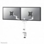 Neomounts DS60-425WH2 Support d'écran à fixer 17-27" - économie d'espace, Collier de serrage passe-fil, 43,2 cm 17", 68,6 cm 27", 100 x 100 mm, Réglage de la hauteur, Blanc