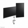 Neomounts DS60-425WH2 Support d'écran à fixer 17-27" - économie d'espace, Collier de serrage passe-fil, 43,2 cm 17", 68,6 cm 27", 100 x 100 mm, Réglage de la hauteur, Blanc