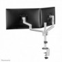 Neomounts DS60-425WH2 Support d'écran à fixer 17-27" - économie d'espace, Collier de serrage passe-fil, 43,2 cm 17", 68,6 cm 27", 100 x 100 mm, Réglage de la hauteur, Blanc