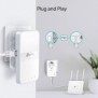 TP-LINK CPL AV1000 WiFi AC Gigabit, 1200 Mbits, IEEE 802.11a, IEEE 802.11ac, IEEE 802.11b, IEEE 802.11g, IEEE 802.11n, IEEE 802.3, IEEE 802.3ab,..., Type E F, Gigabit Ethernet, 10,100,1000 Mbits, Wi-Fi 5 802.11ac