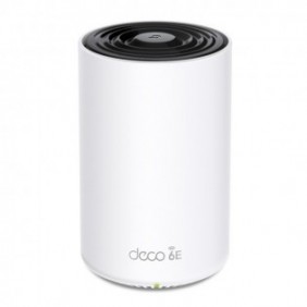 TP-LINK Deco XE751-pack, Blanc, Interne, 270 m², Tri-bande 2,4 GHz 5 GHz 5 GHz, Wi-Fi 6 802.11ax, 802.11a, 802.11b, 802.11g, Wi-Fi 4 802.11n, Wi-Fi 5 802.11ac, Wi-Fi 6 802.11ax, Wi-Fi 6E