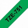 Brother TZE-751, Noir sur vert, TZe, Gris, Transfert thermique, Philippines, 5 année